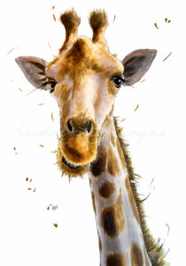 jerry the giraffe artwork